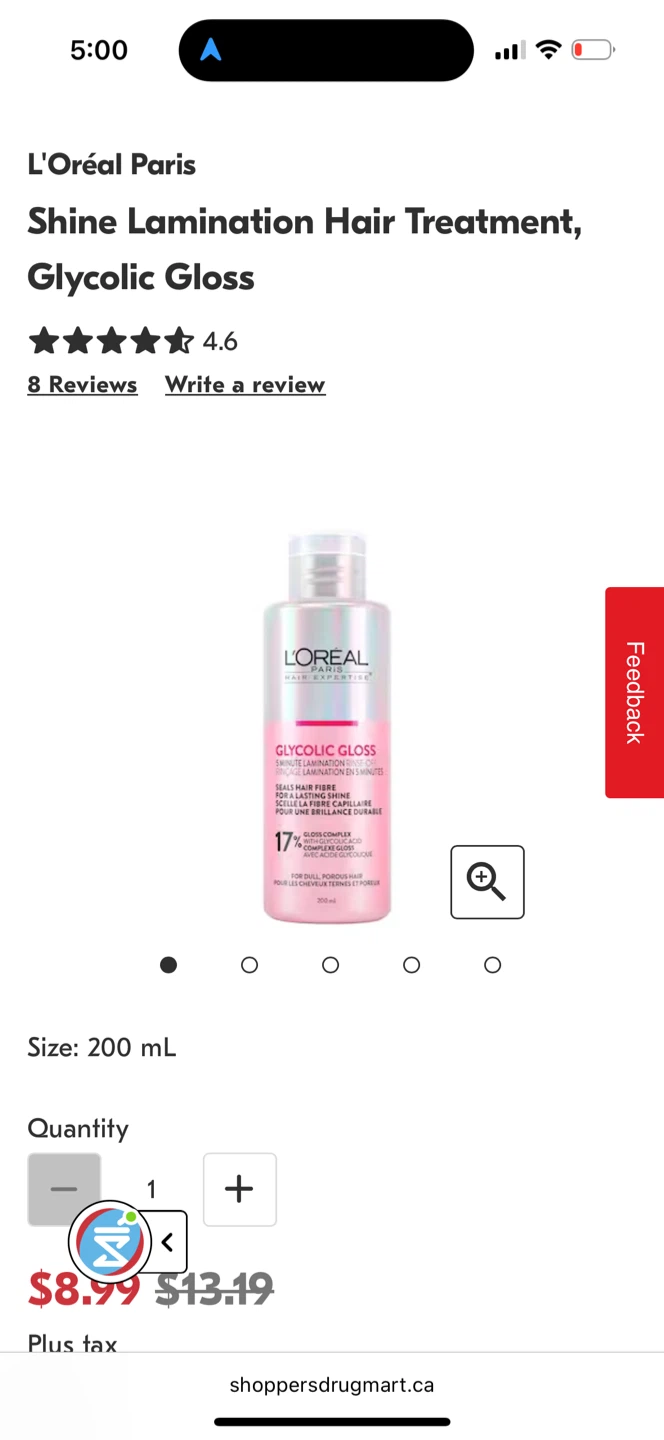 BN L'Oréal Paris Glycolic Gloss Shine Lamination Hair Treatment - photo 3