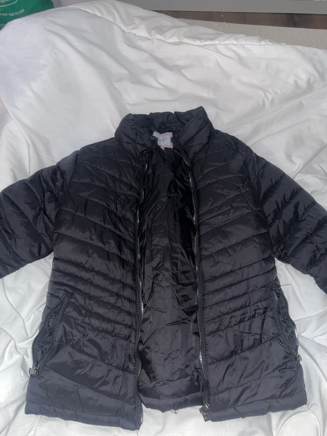 Love Me Now Collection Black Puffer Jacket - photo 2