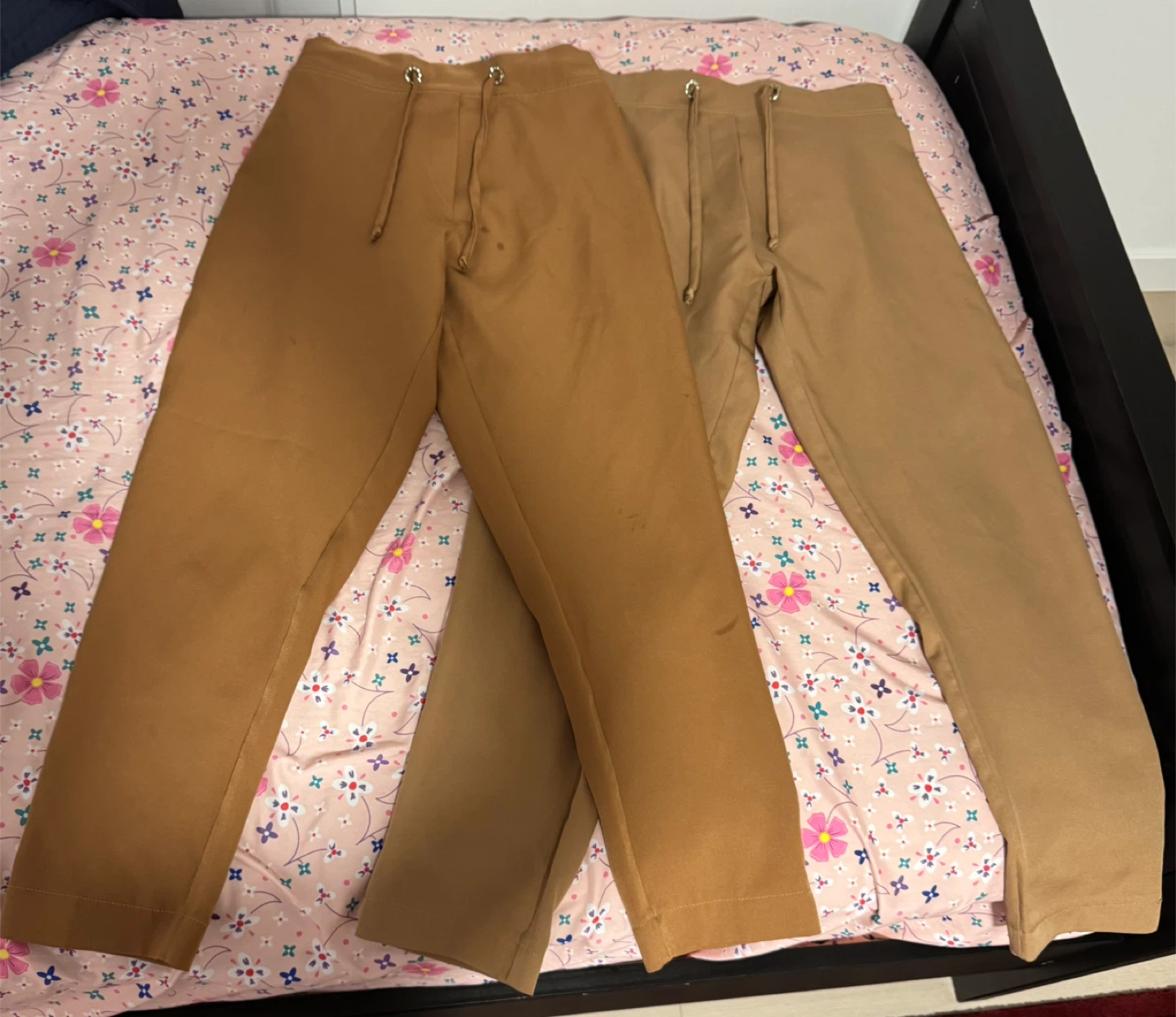 Two pairs of brown pants for 11-13 year old girls