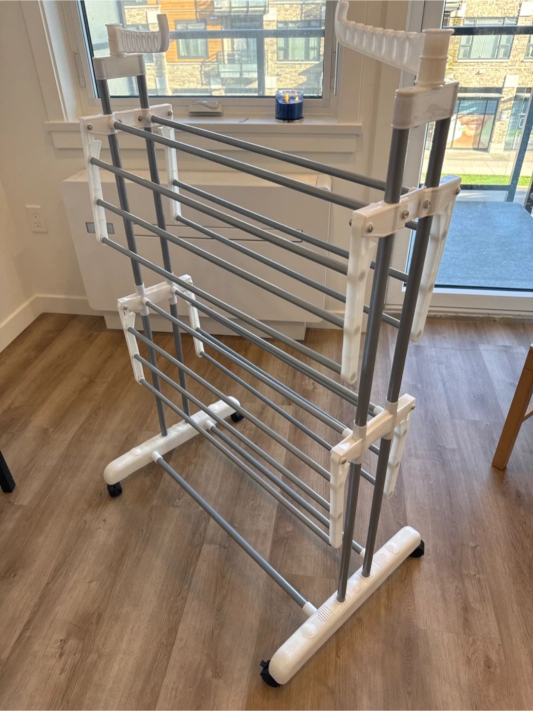 2-Tier Rolling Clothes Drying Rack - photo 4