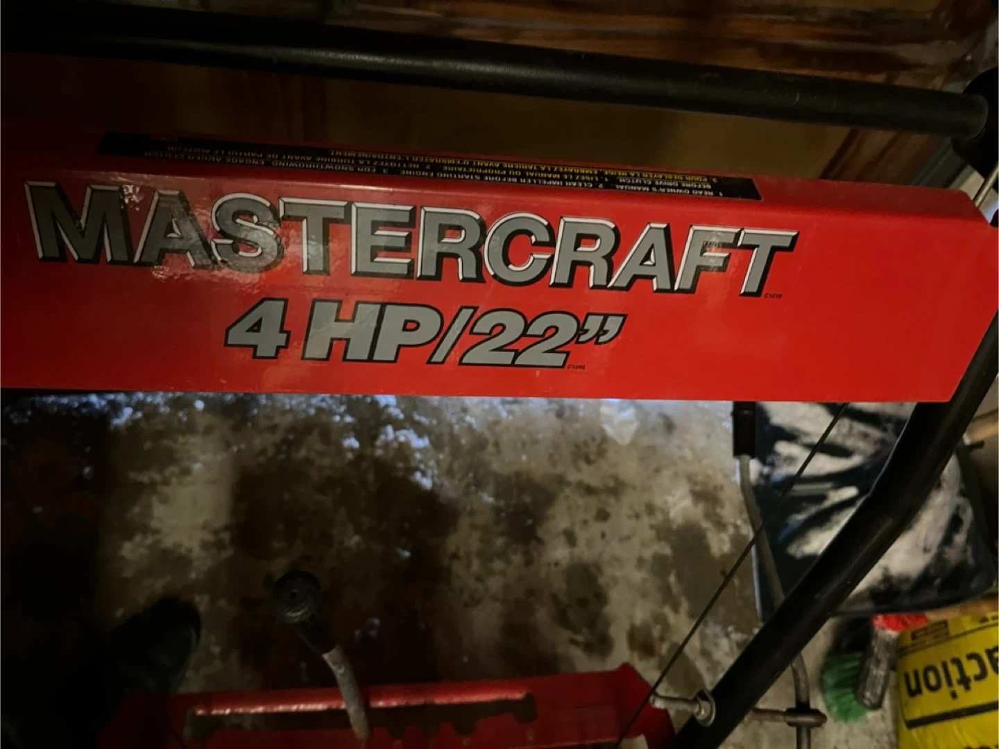 Mastercraft Snow King Snowblower 4 HP / 22" - photo 3
