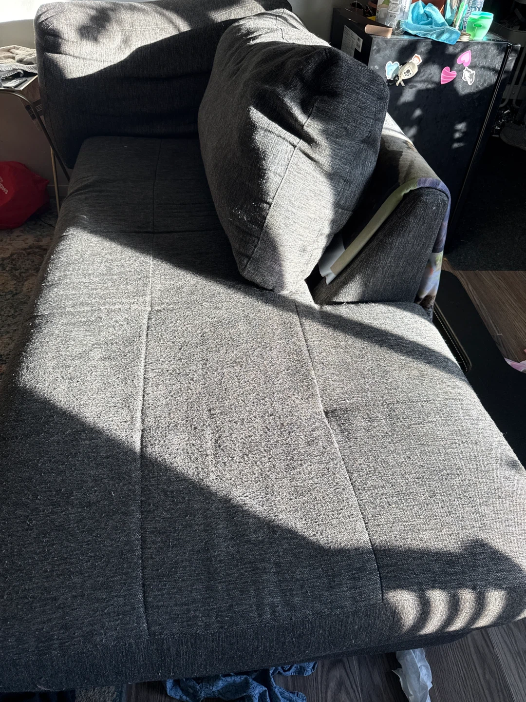 Grey Fabric Chaise - photo 2