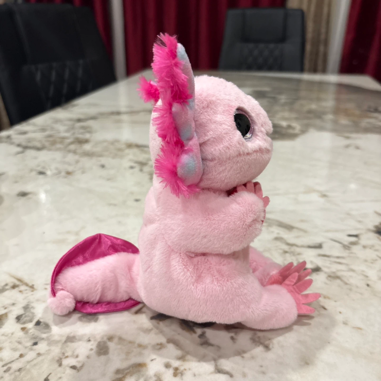 Beanie Babies Locky Pink Axolotl Plush - photo 5