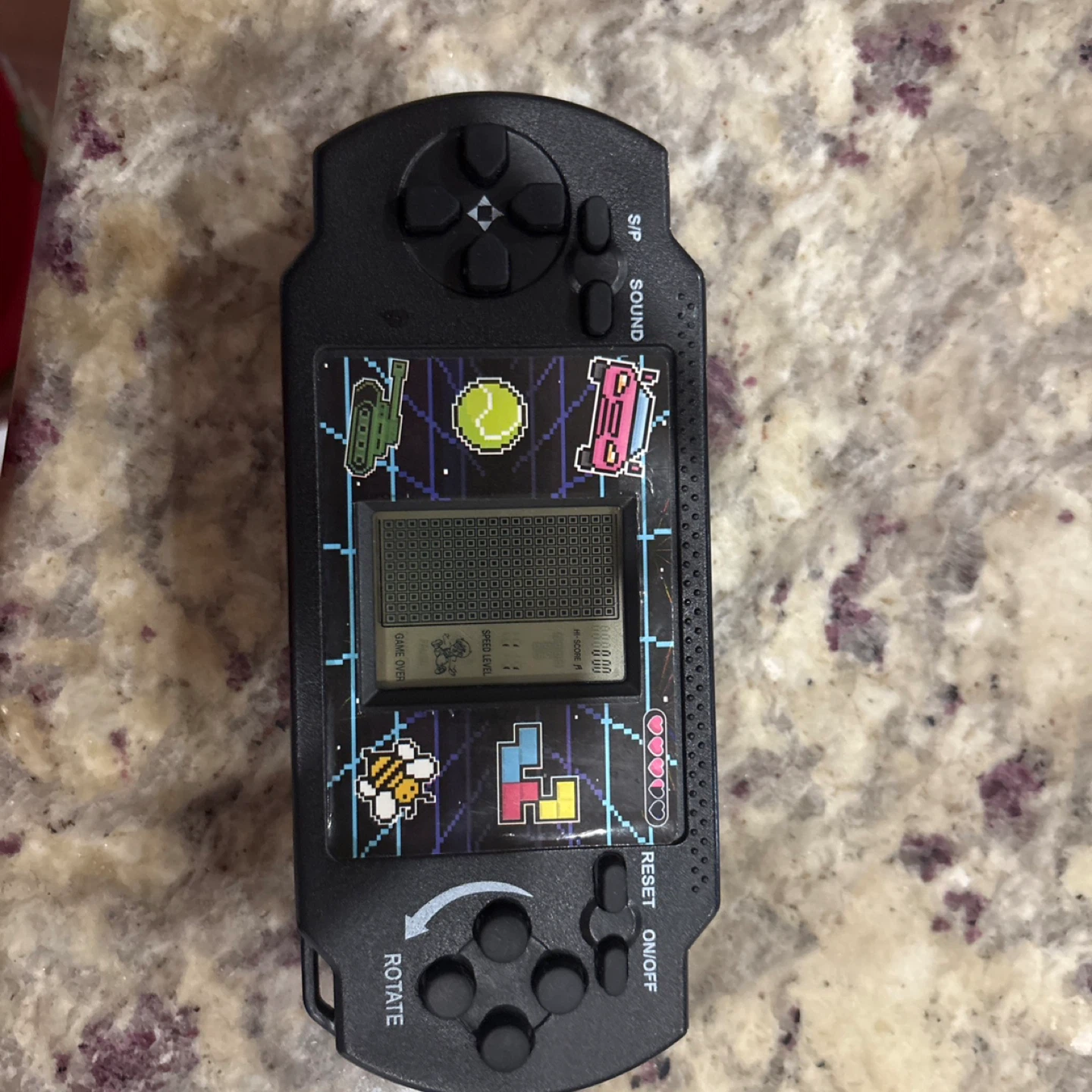Black Handheld Electronic Game Device - photo 3