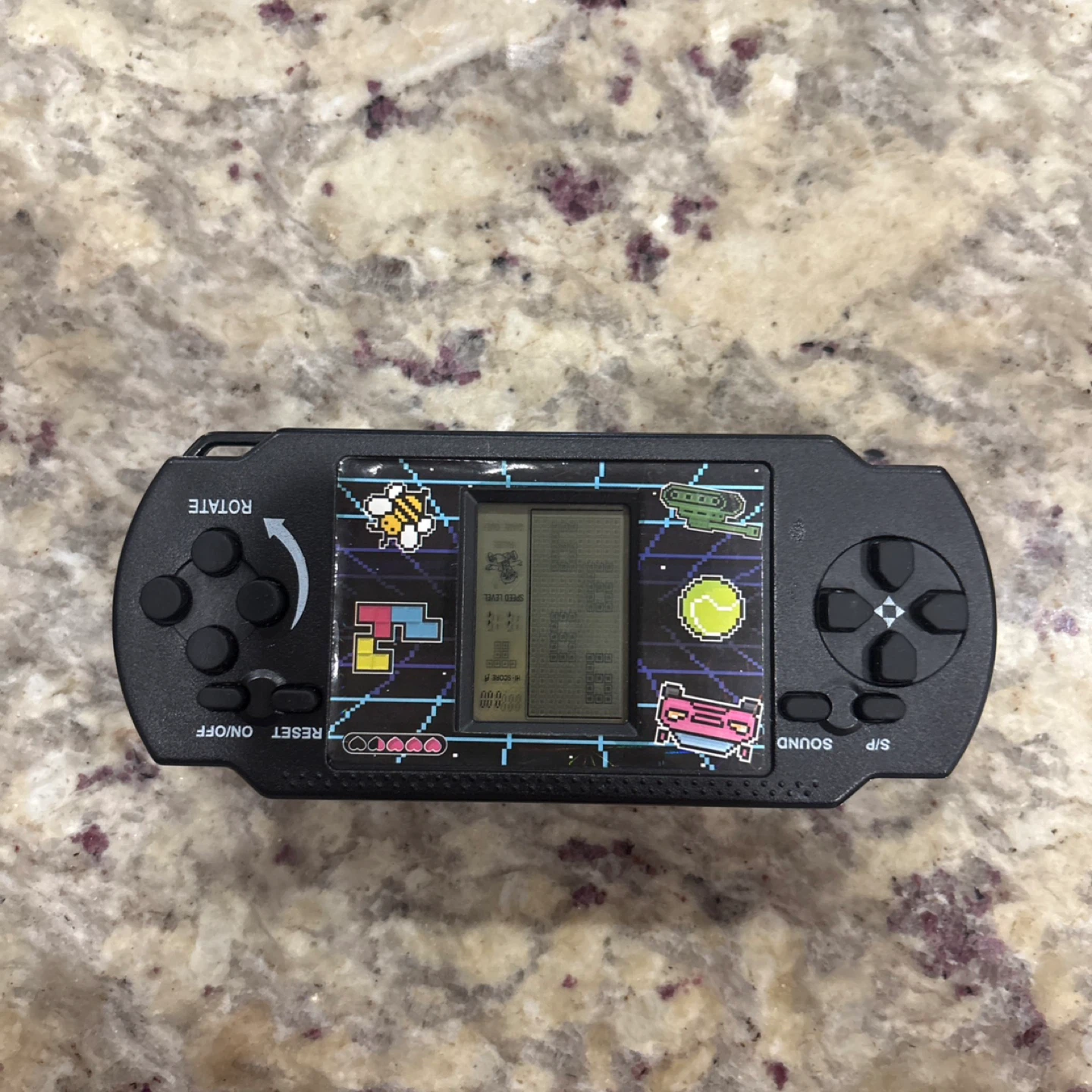 Black Handheld Electronic Game Device - photo 2