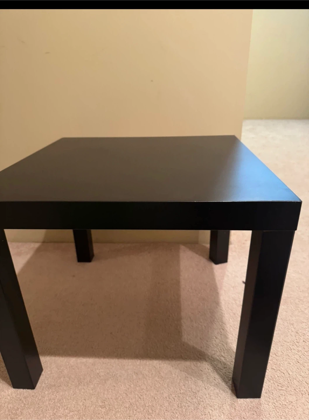 Black Square Side Table From IKEA