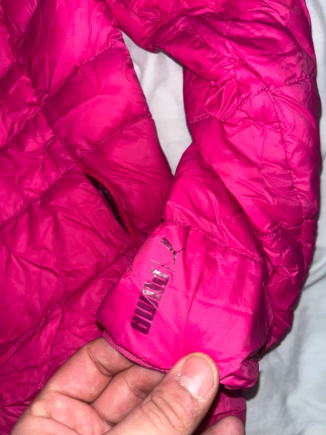 Puma Puffer Jacket - Women's Size M - Pink - photo 4