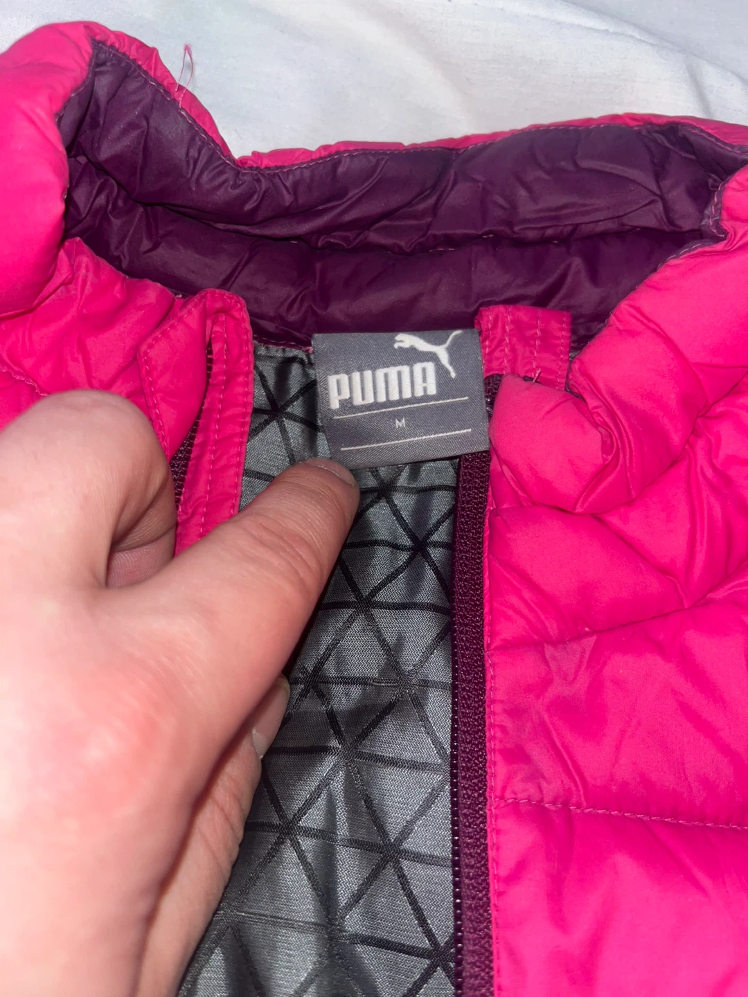 Puma Puffer Jacket - Women's Size M - Pink