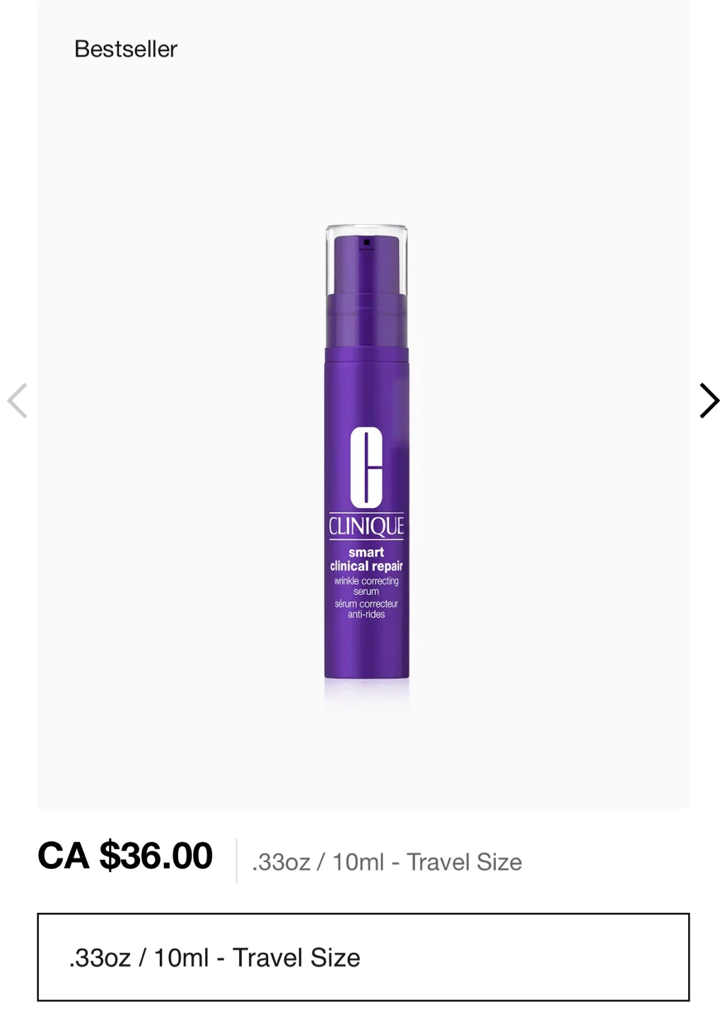 Clinique Smart Clinical Repair™ Wrinkle Correcting Serum