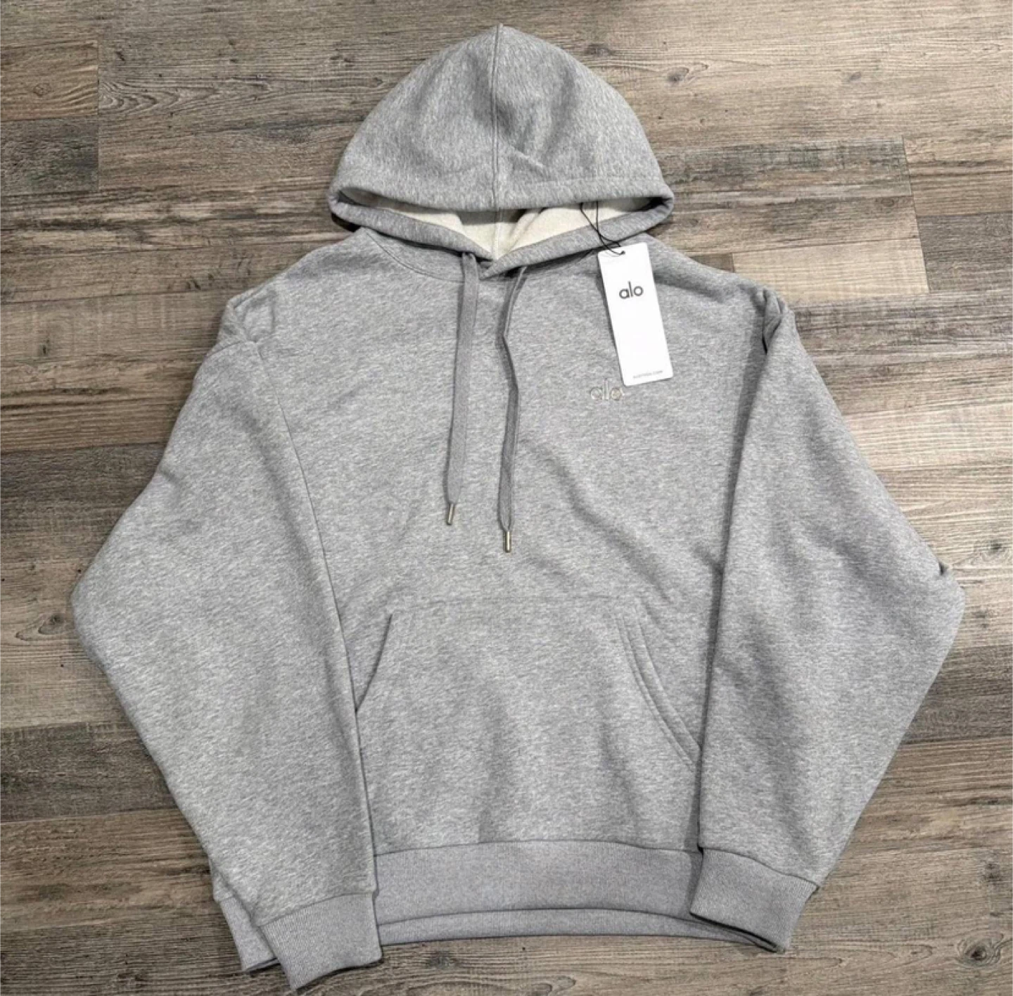 Alo Grey Accolade Hoodie – All Sizes