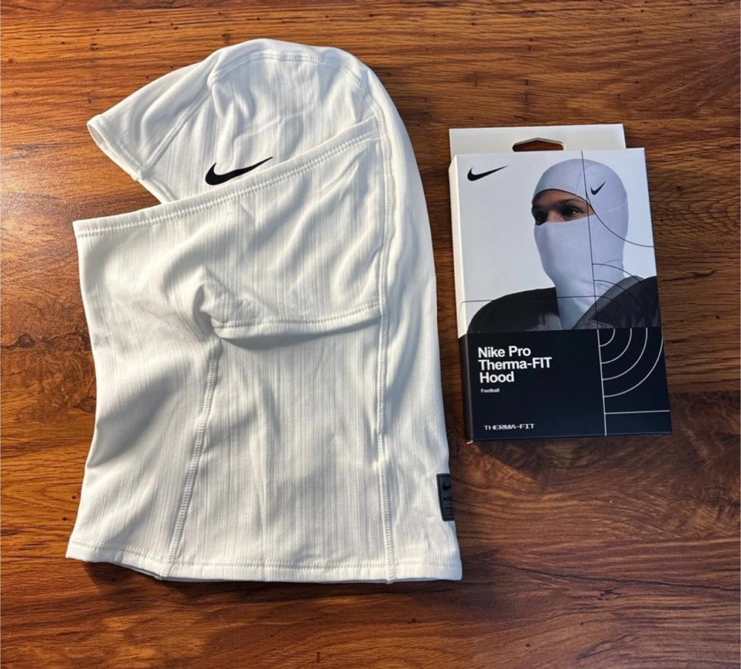 Nike Pro Therma-FIT Hood White Ski Mask