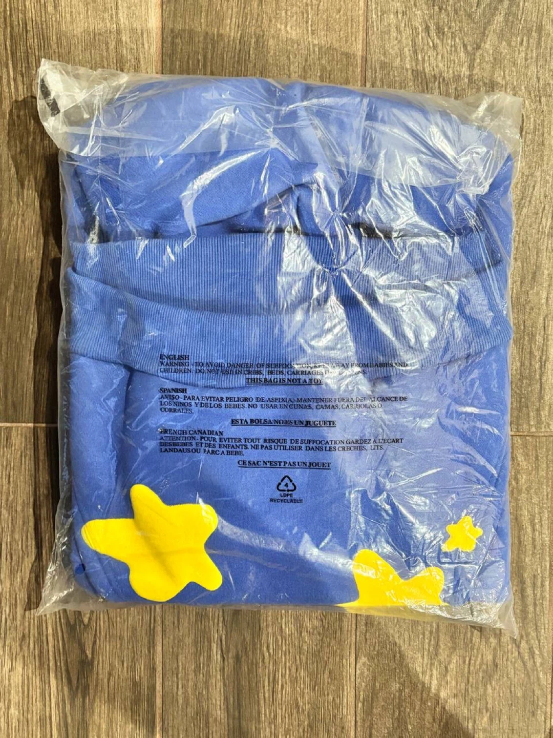 Sp5der Blue/Yellow Beluga Hoodie – All Sizes - photo 3