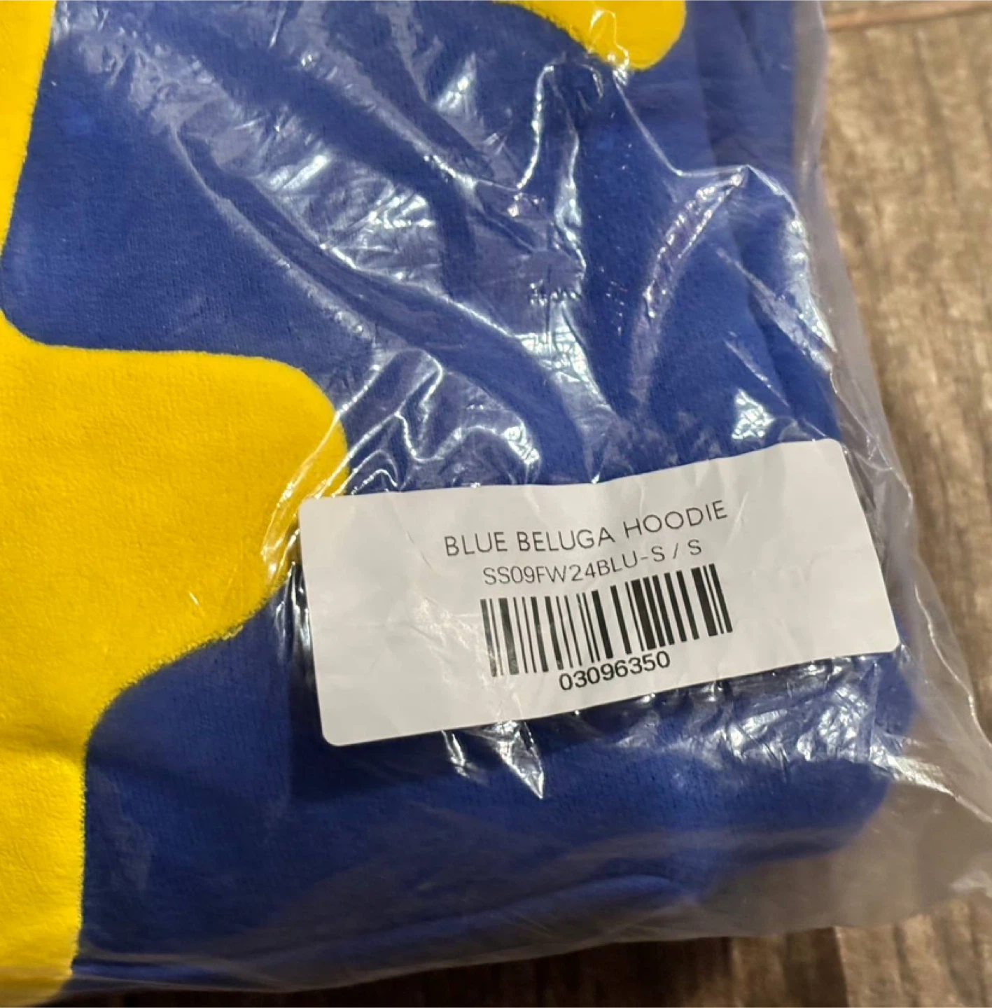 Sp5der Blue/Yellow Beluga Hoodie – All Sizes - photo 2