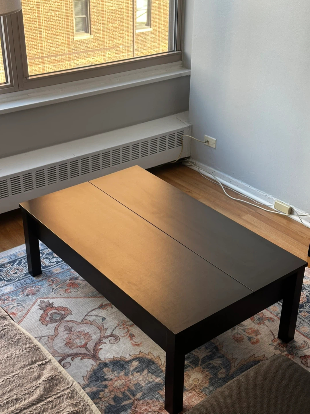 IKEA Expandable Coffee Table with Storage - photo 2