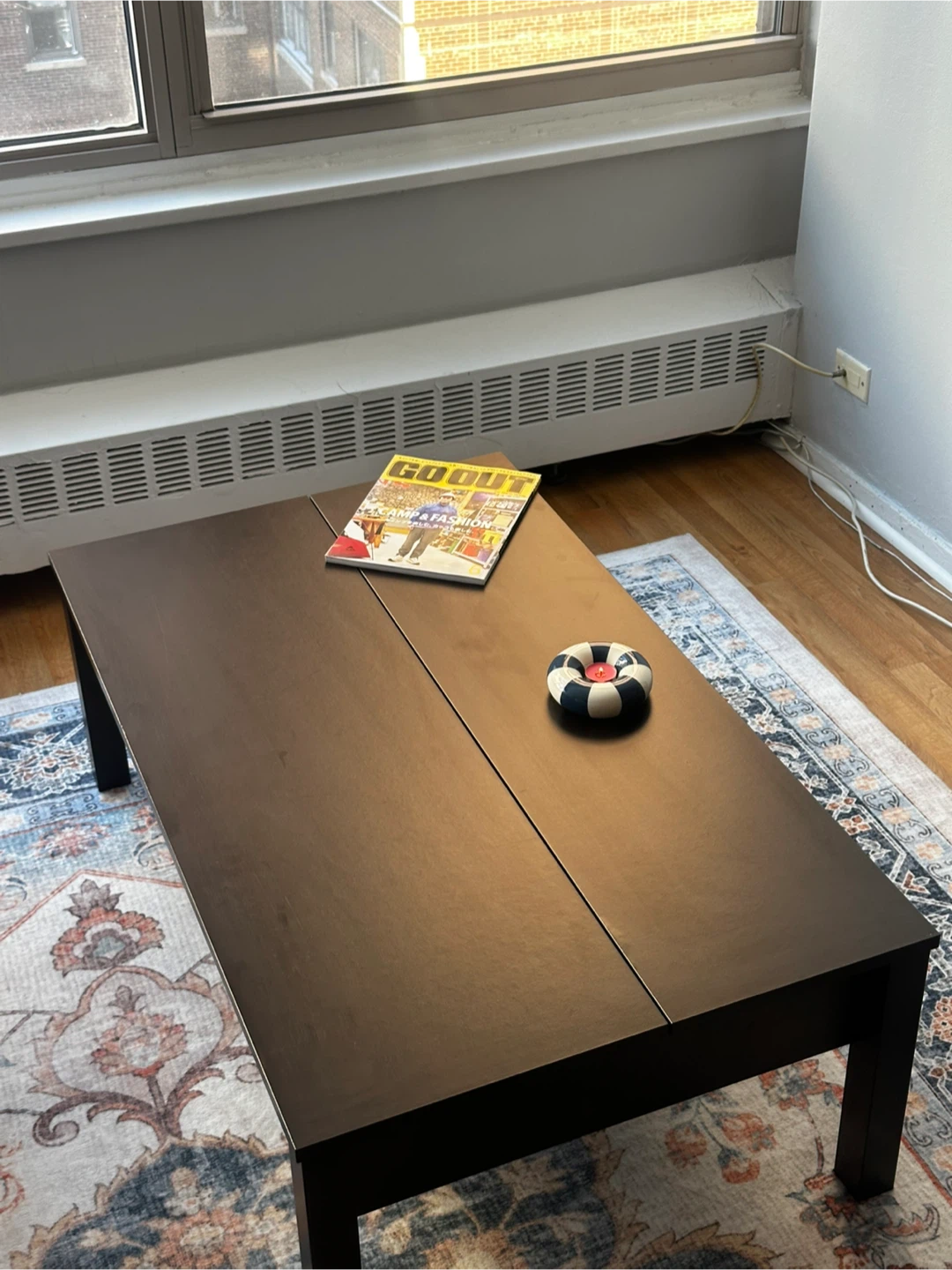 IKEA Expandable Coffee Table with Storage - photo 4