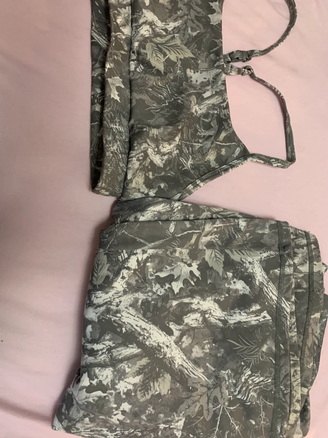 Youth Camo Athletic Tank Top & pants Set