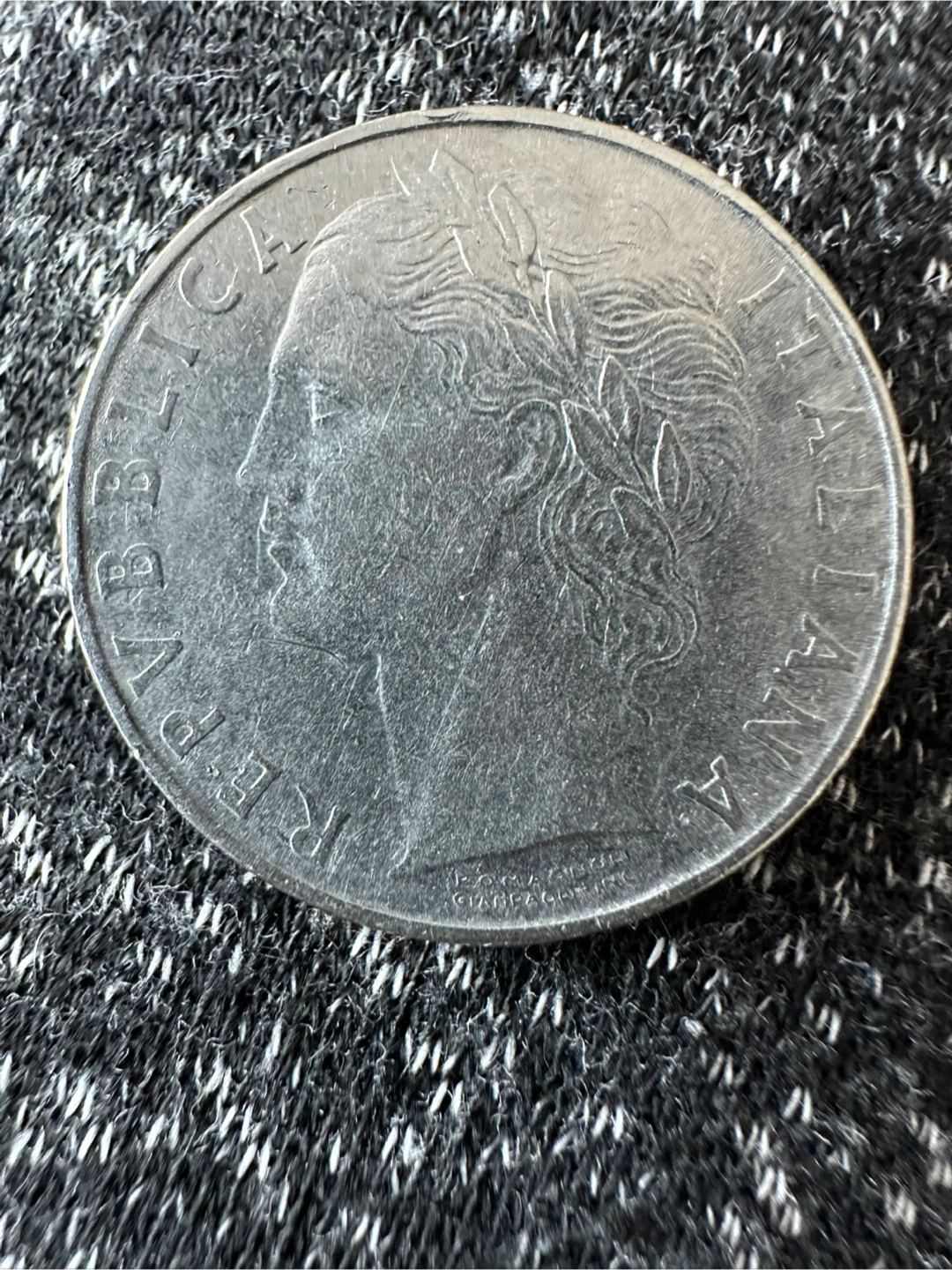 1960 Italy 100 Lire Coin - photo 2