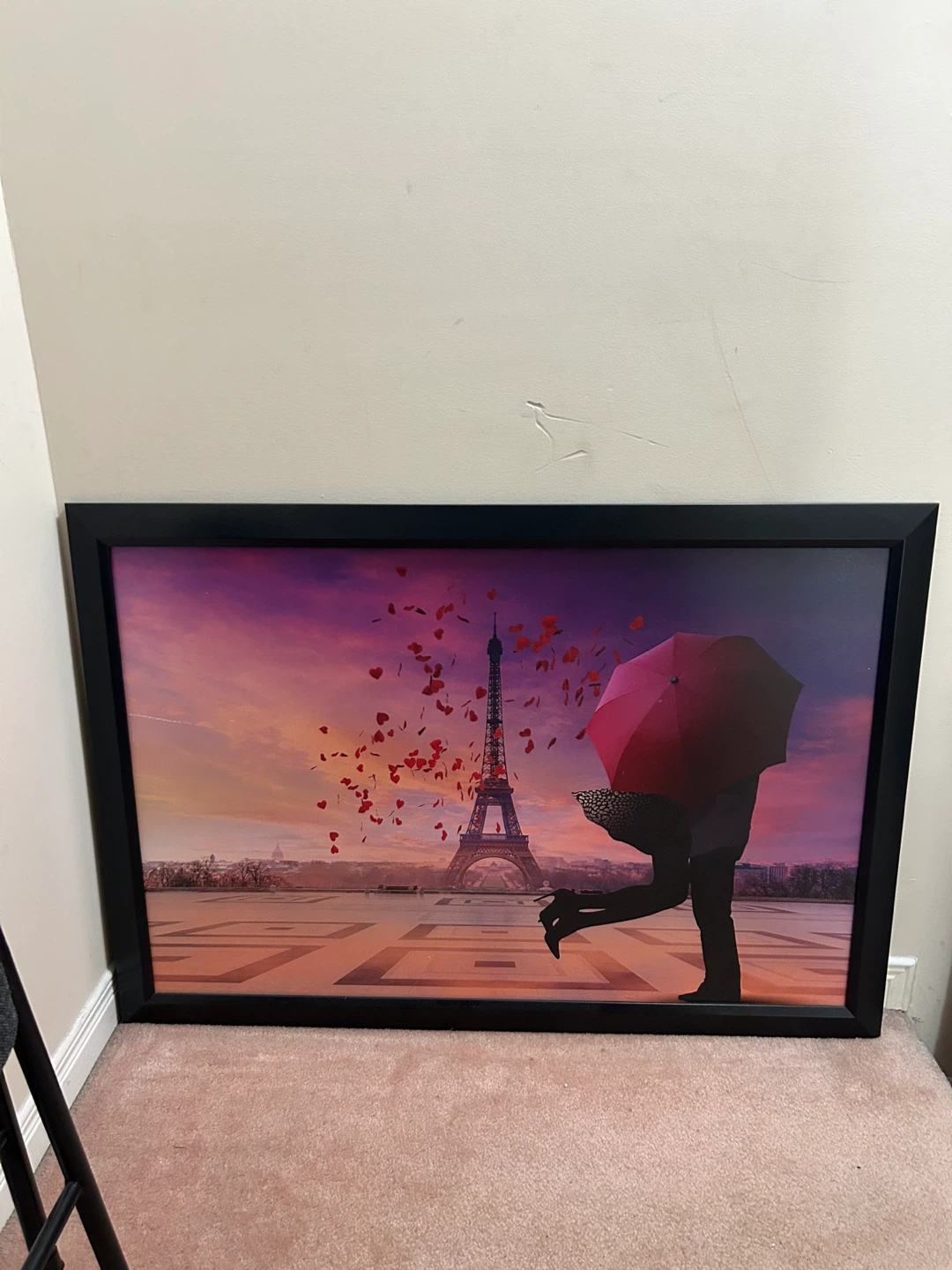 Beautiful Paris framed photo 27.5x39.5