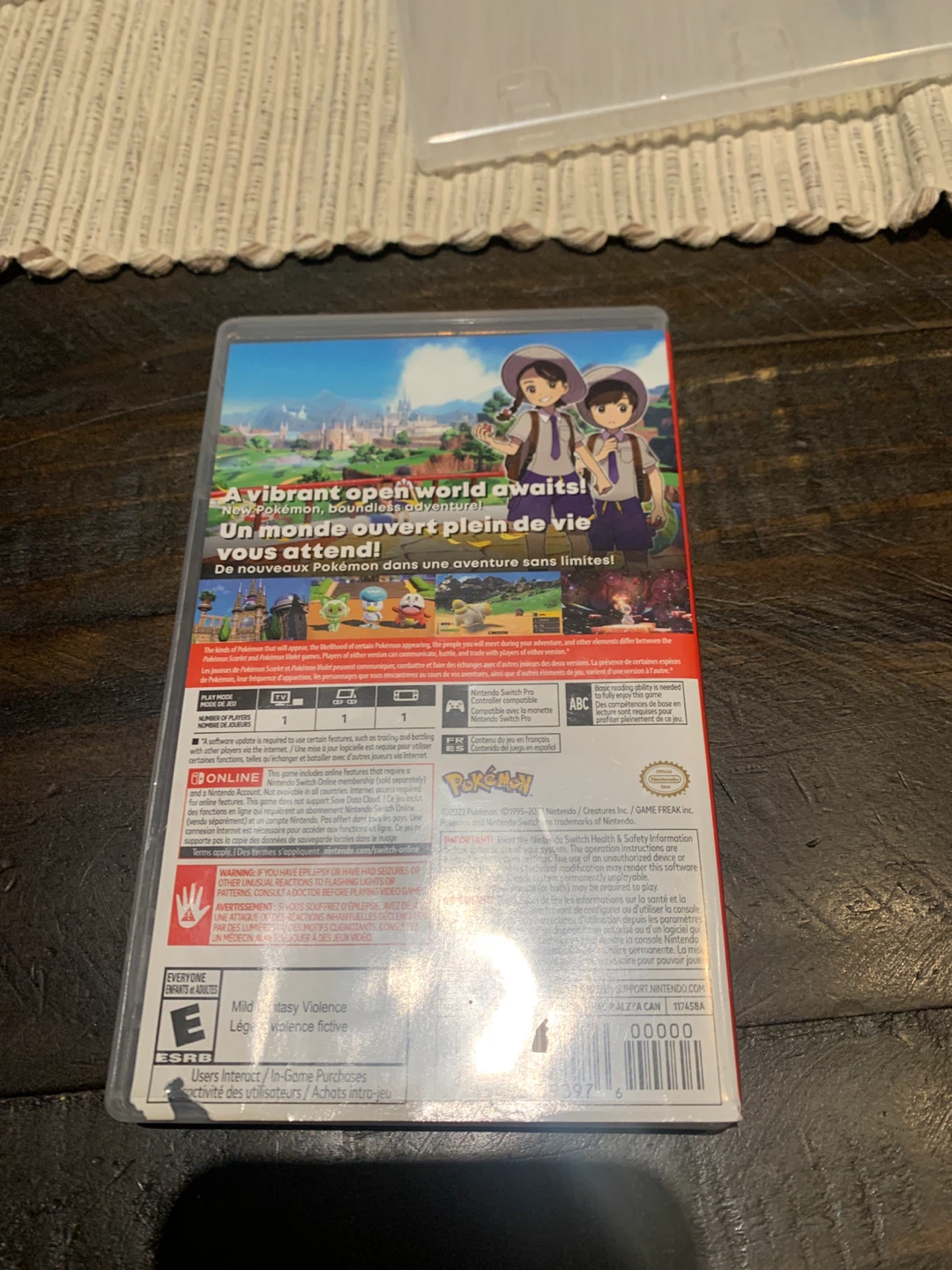 Nintendo Switch Pokemon Violet Game - photo 2