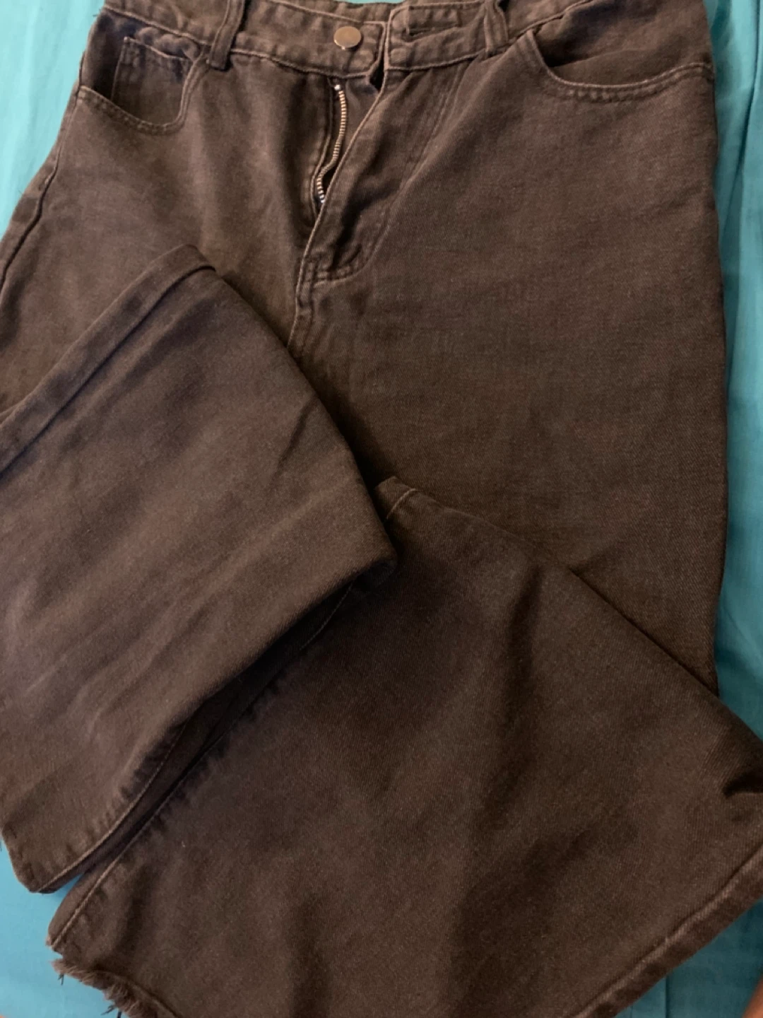 SHEIN Black Denim Jeans - Size Medium - photo 4