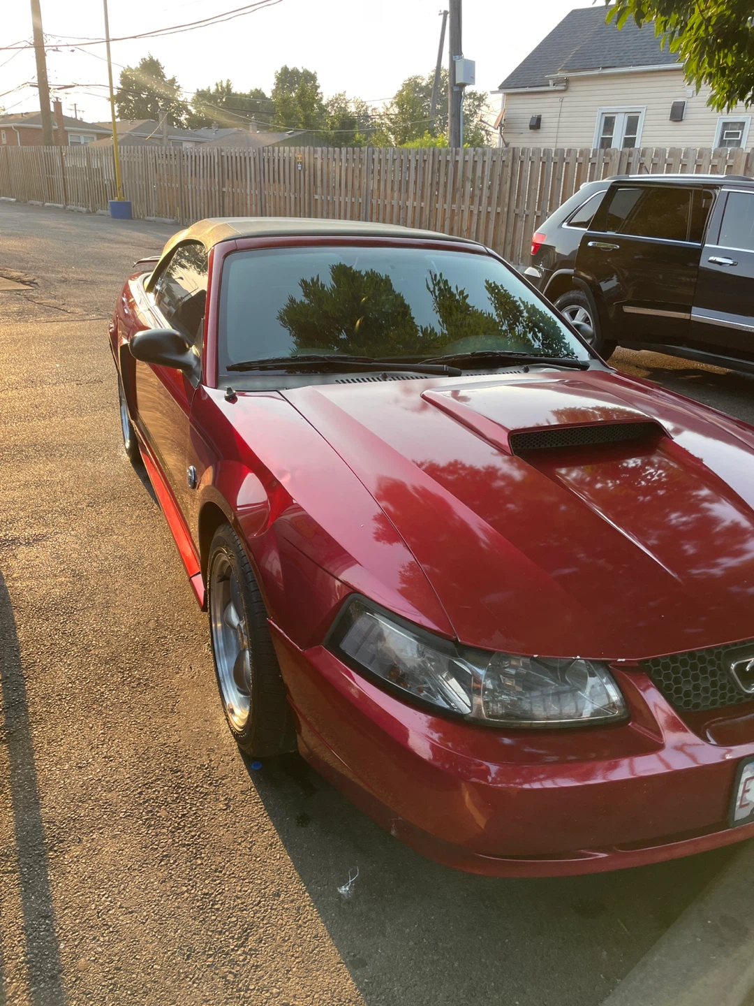 Red Ford Mustang GT Convertible - photo 3