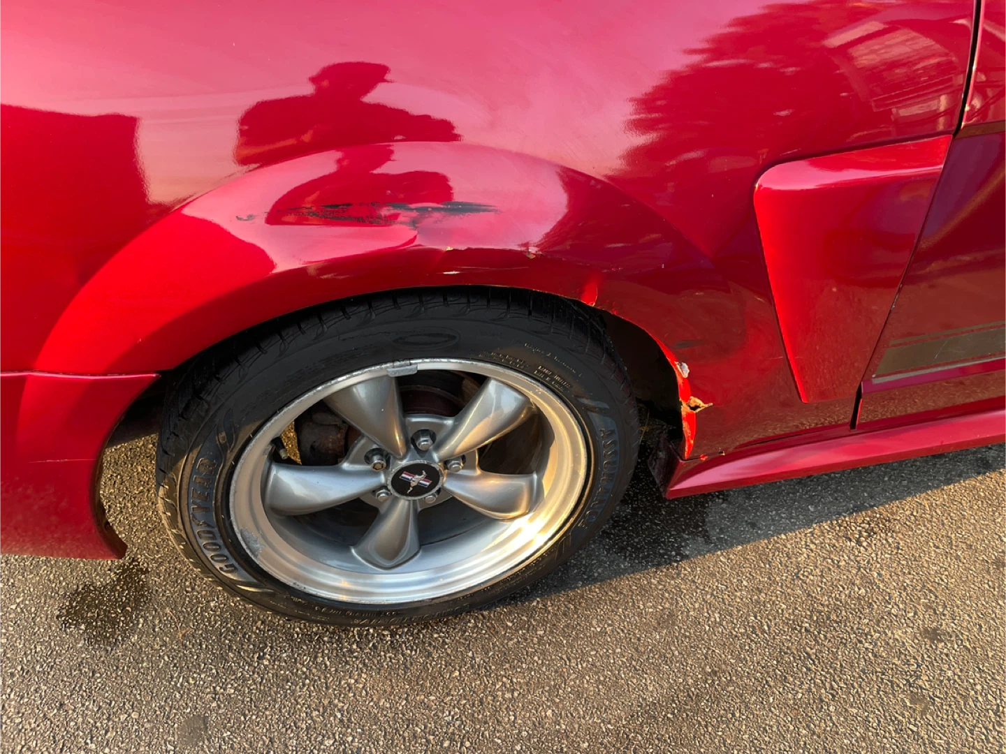 Red Ford Mustang GT Convertible - photo 5