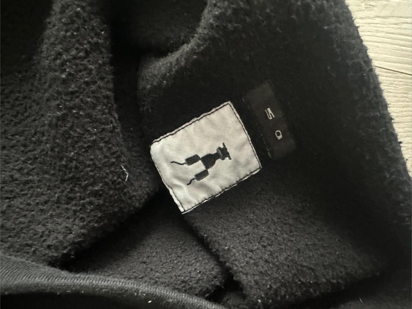 Rick Owens Black Cotton Sweatshirt - photo 2