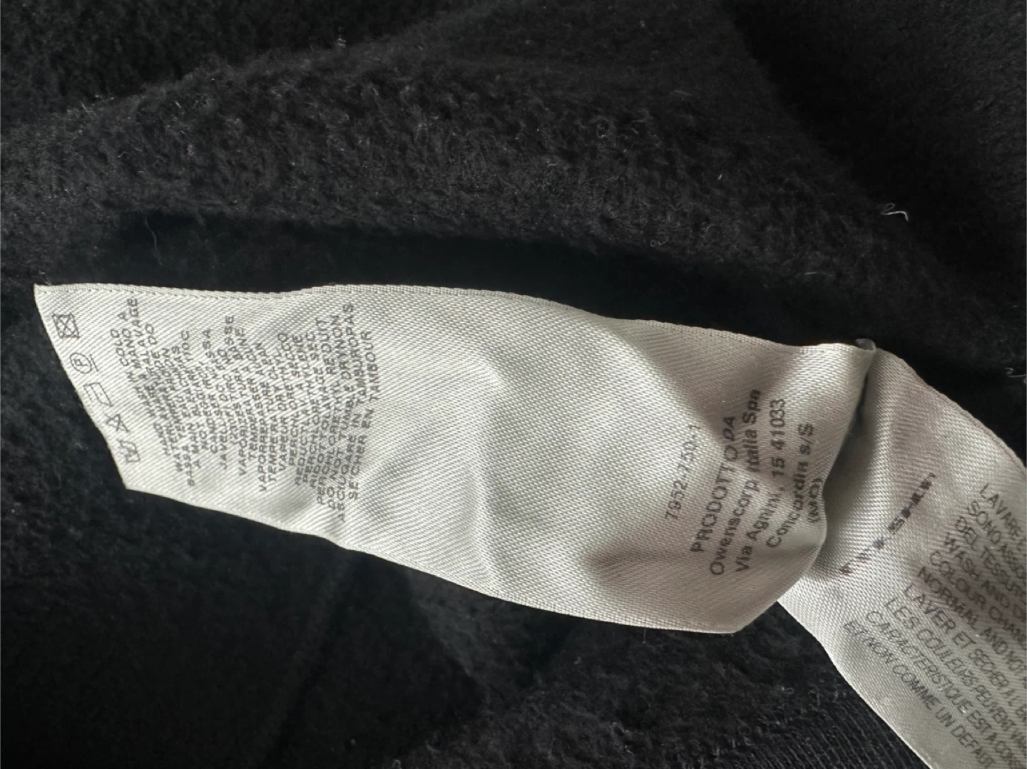 Rick Owens Black Cotton Sweatshirt - photo 5