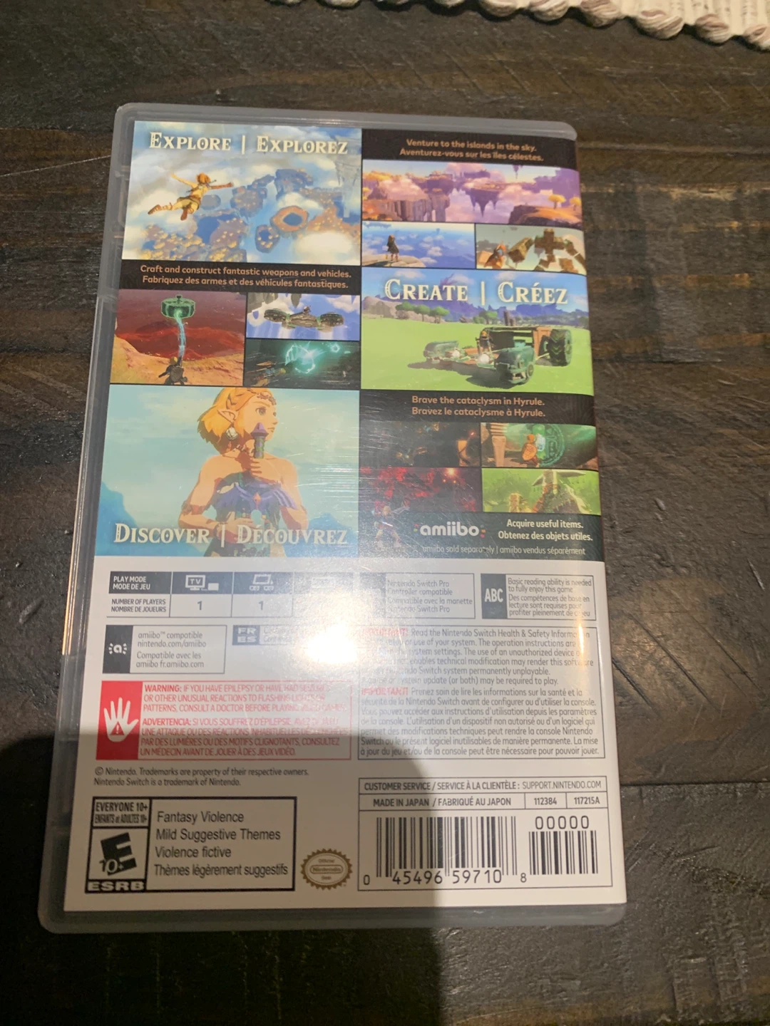 The Legend of Zelda: Tears of the Kingdom Nintendo Switch Game - photo 2