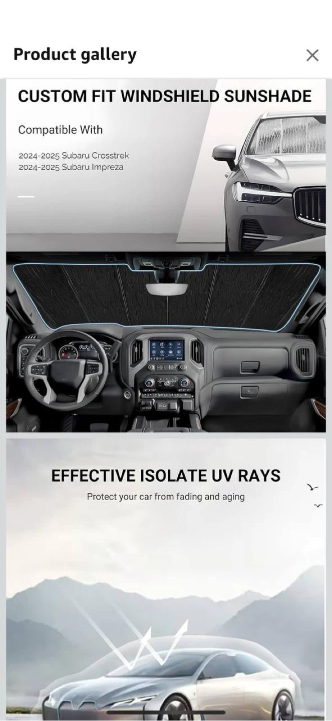 Pigenius Windshield Sun Shade for Hyundai Santa Cr - photo 4