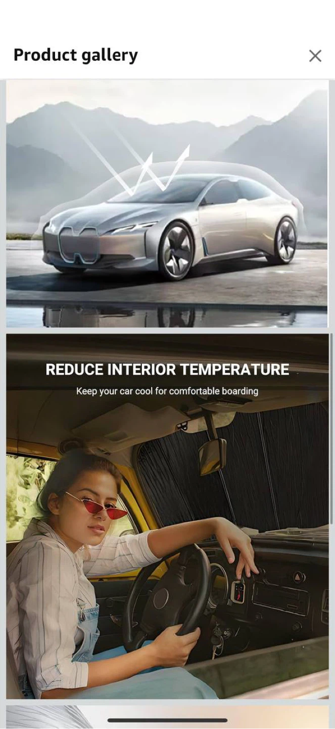 Pigenius Windshield Sun Shade for Hyundai Santa Cr - photo 3