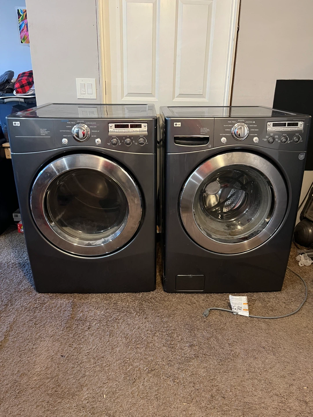 LG Front Load Washer and Dryer Set