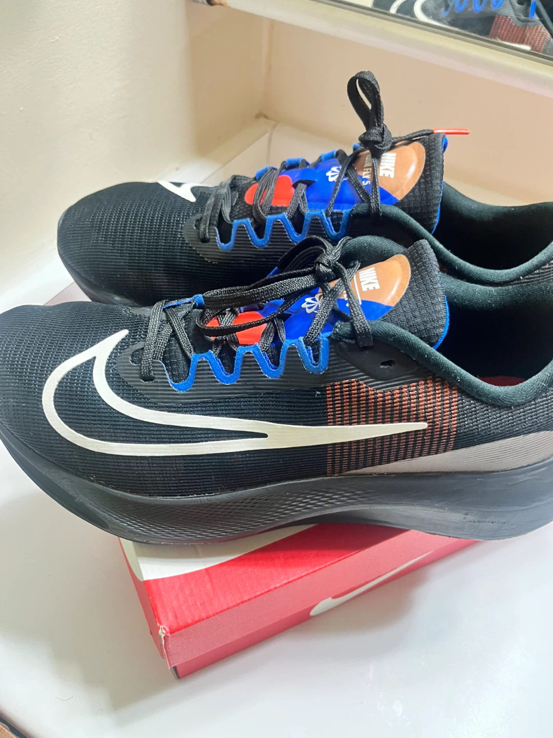 Nike Zoom Fly 5 ⚫️🔵 Men's Size 12 Running Shoes - DR9837-001⁠ - photo 2