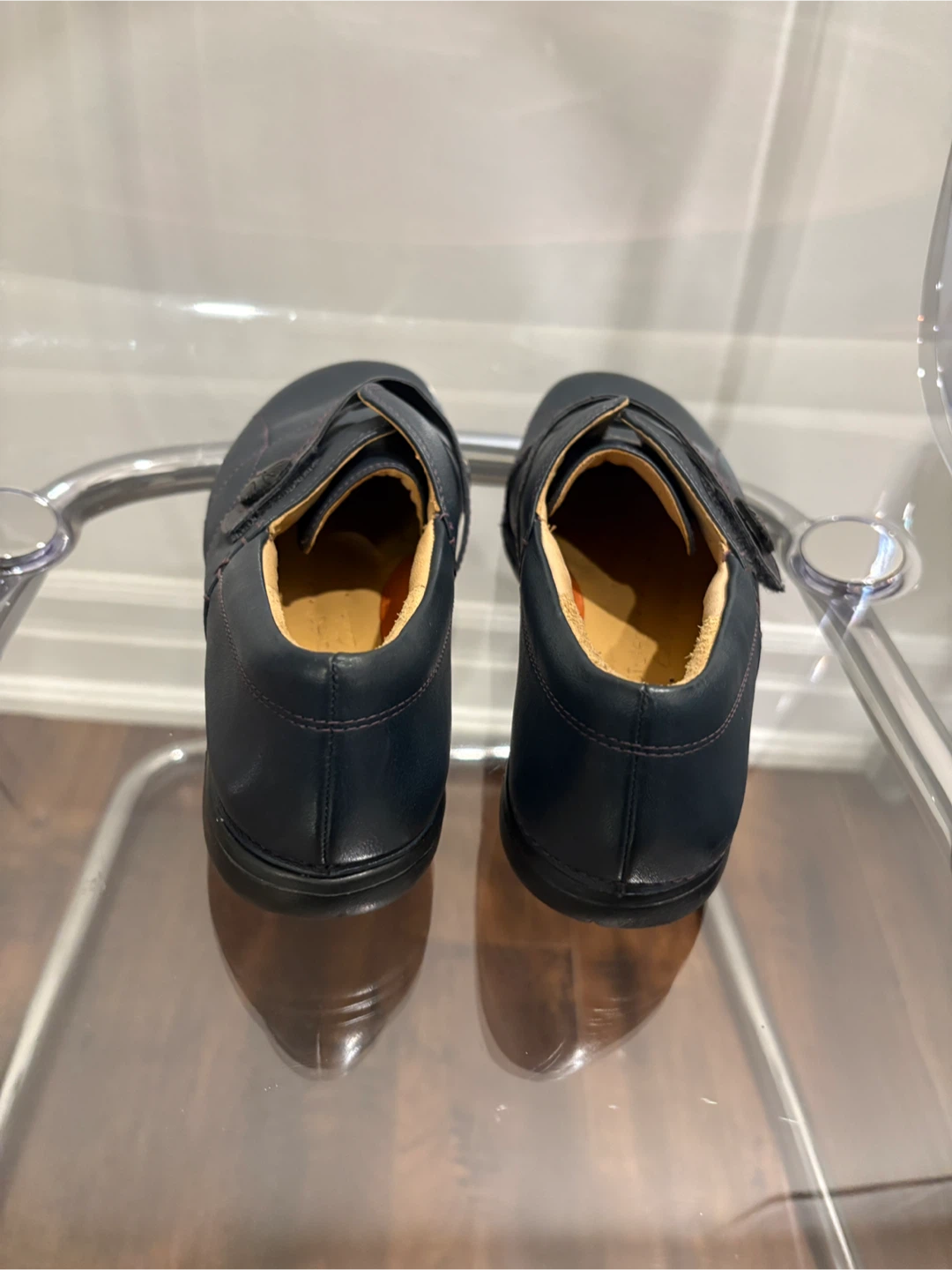 Clarks Artisan Comfort Esma Blue Leather Shoes Size 7 M - photo 3
