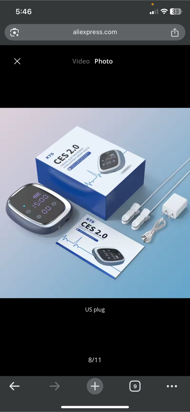 KTS CES 2.0 Cranial Electrotherapy Stimulation Therapy Device - photo 2