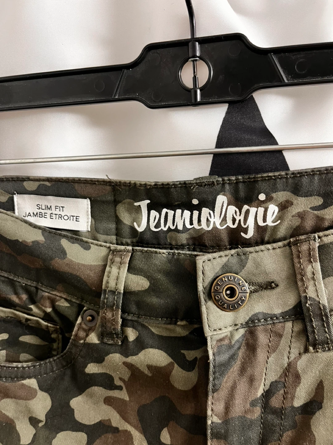 Jeanielogie Camo Slim Fit Moto Jeans Size 28 - photo 2