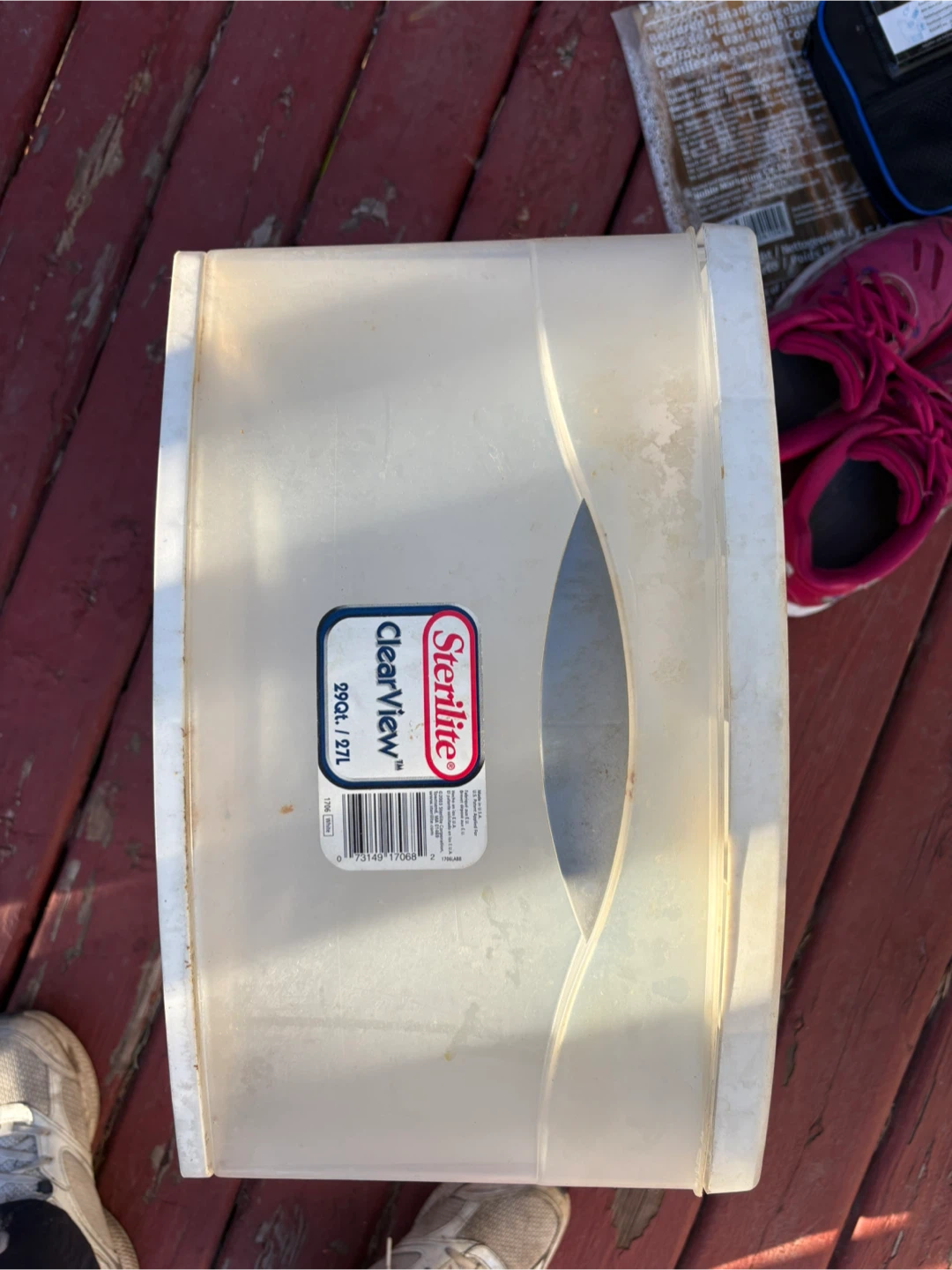 Sterilite ClearView Storage Container 29Qt