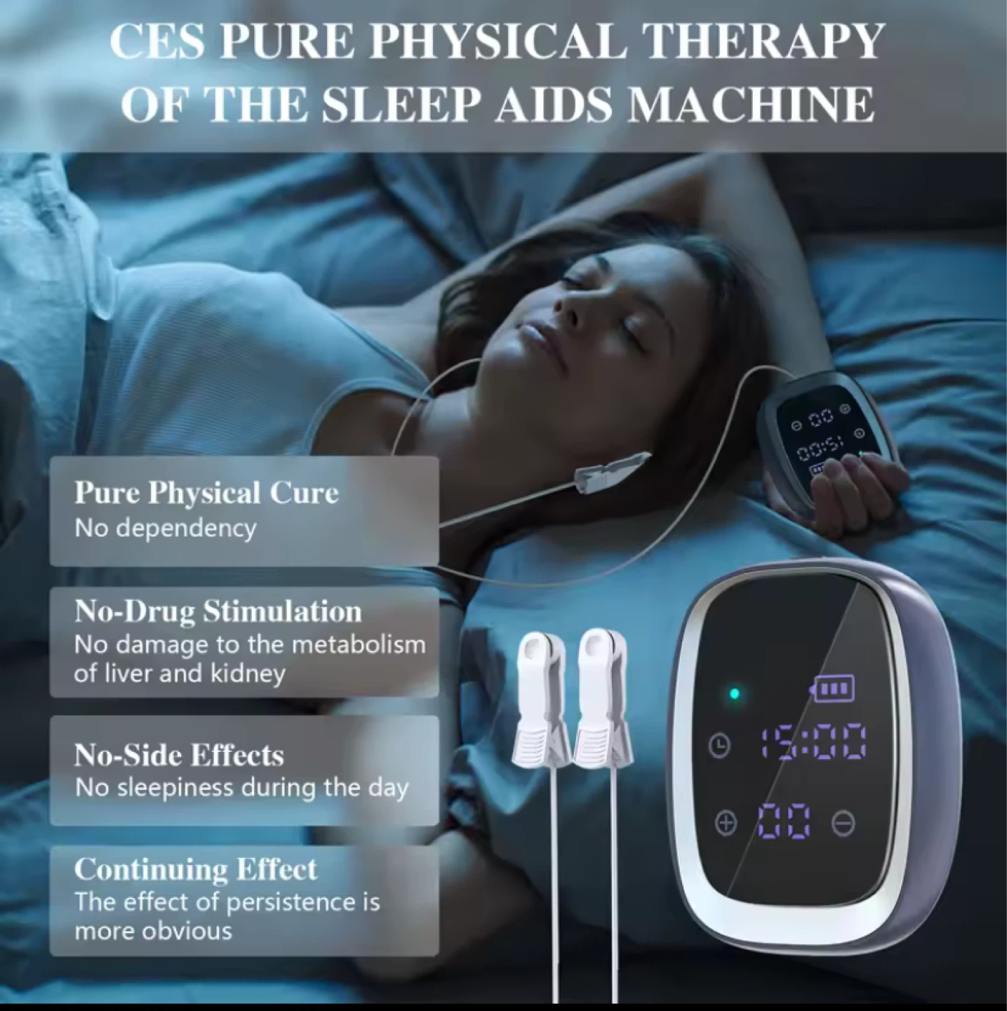 KTS CES 2.0 Cranial Electrotherapy Stimulation Therapy Device - photo 3