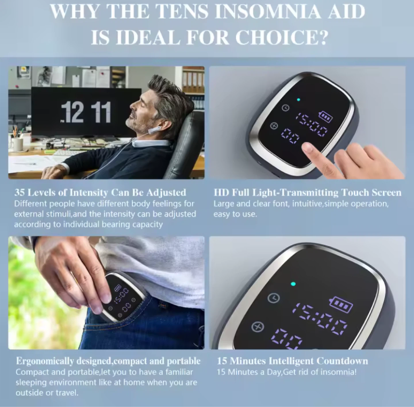 KTS CES 2.0 Cranial Electrotherapy Stimulation Therapy Device - photo 4