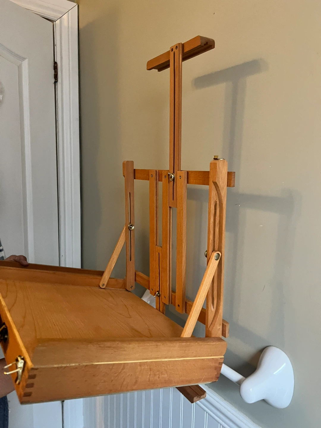 Wooden Tabletop Easel with Drawer - photo 2