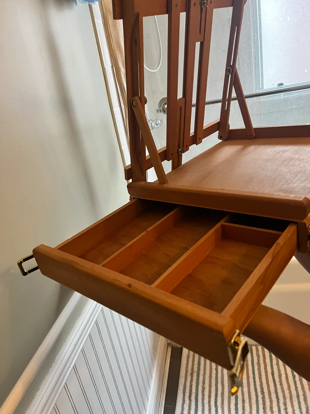 Wooden Tabletop Easel with Drawer - photo 3