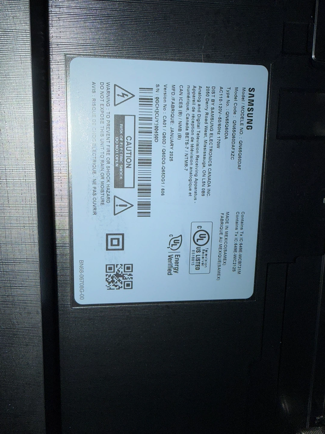Samsung 65” QLED Q60D (2025) - photo 4