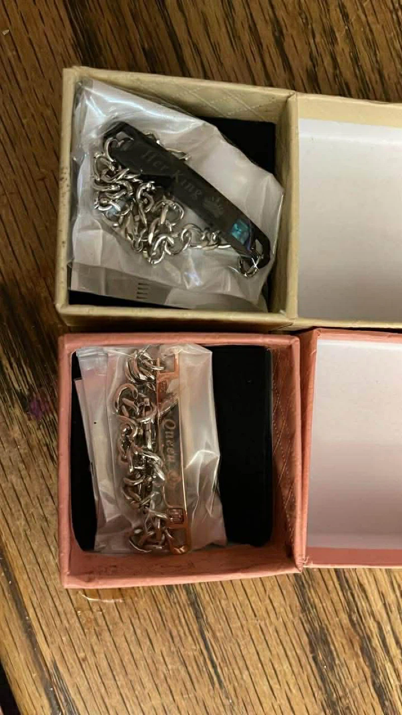 His & Her King & Queen Couple Bracelets - photo 2