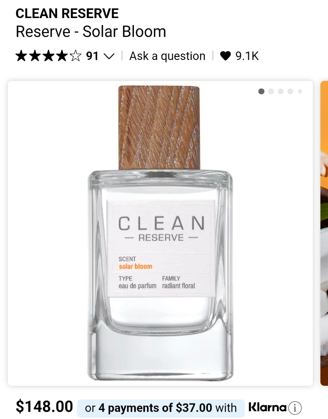 Clean Reserve Solar Bloom perfume - photo 4