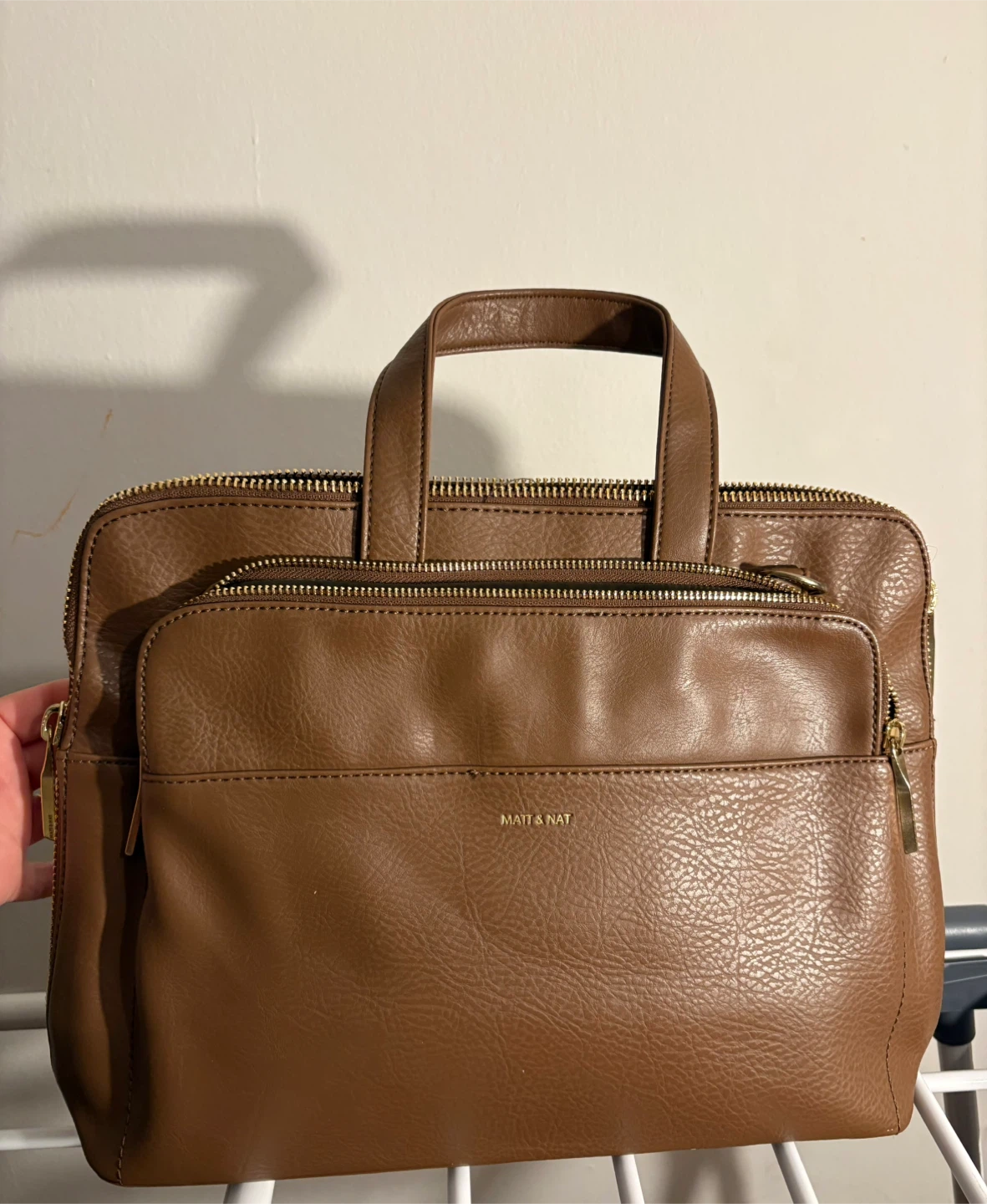 New with labels- Matt & Nat Vegan leather Satchel/laptop bag - photo 2