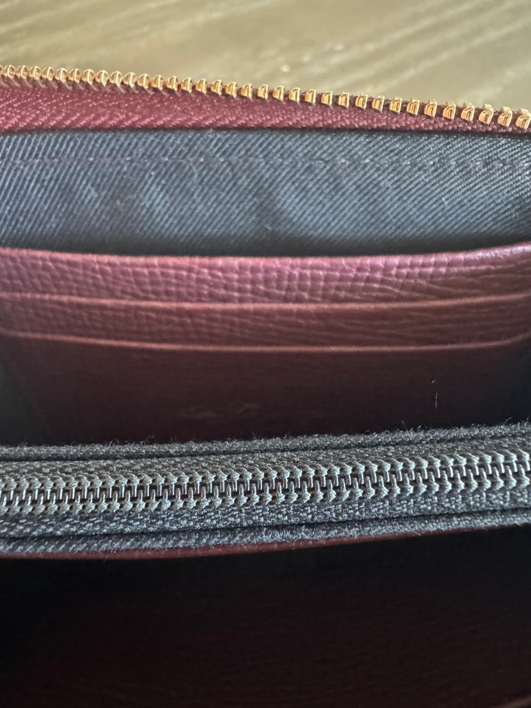 Longchamp Burgundy Leather Zip Around Wallet - photo 5