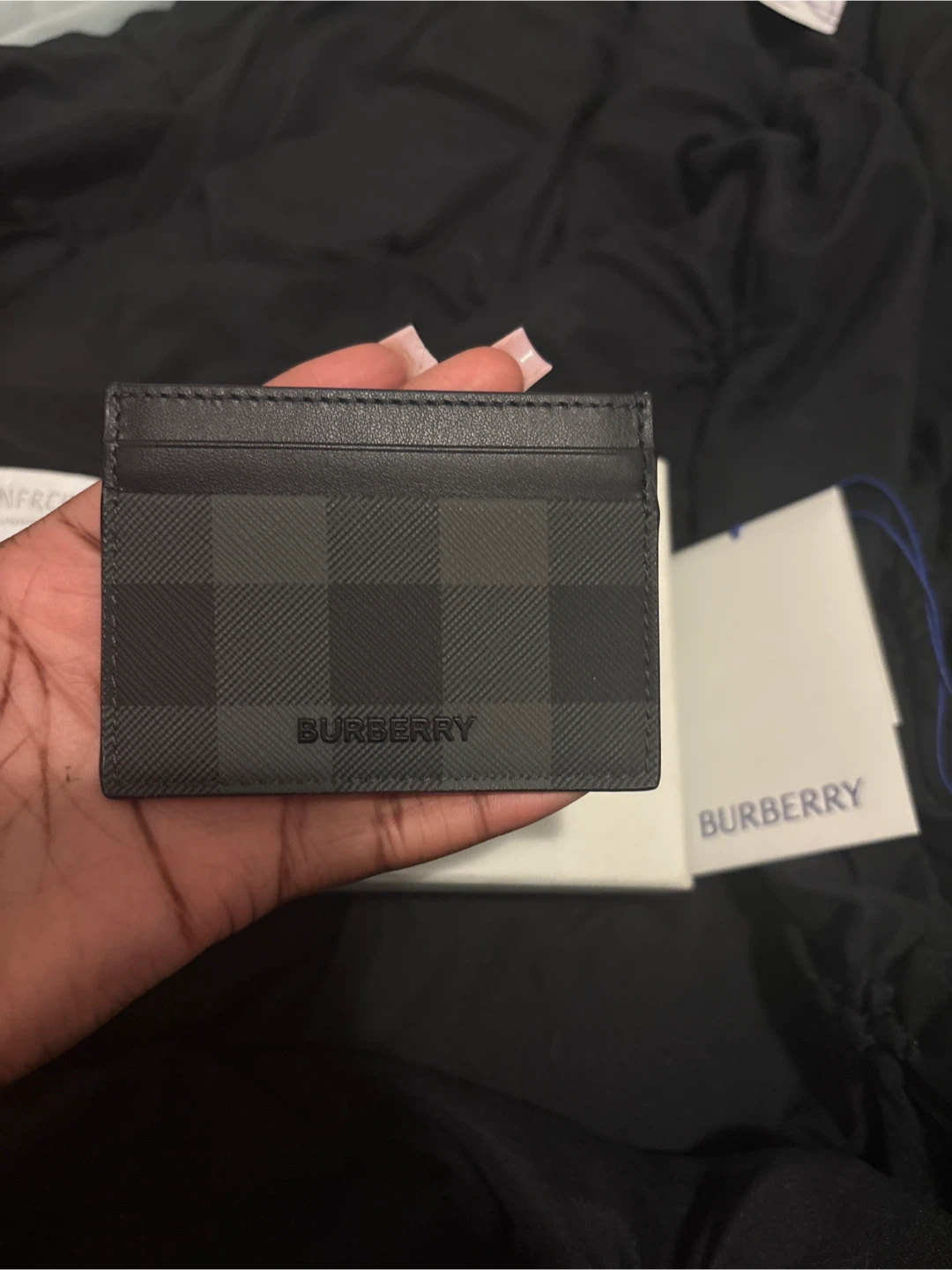 Burberry Haymarket Check Card Holder - photo 2