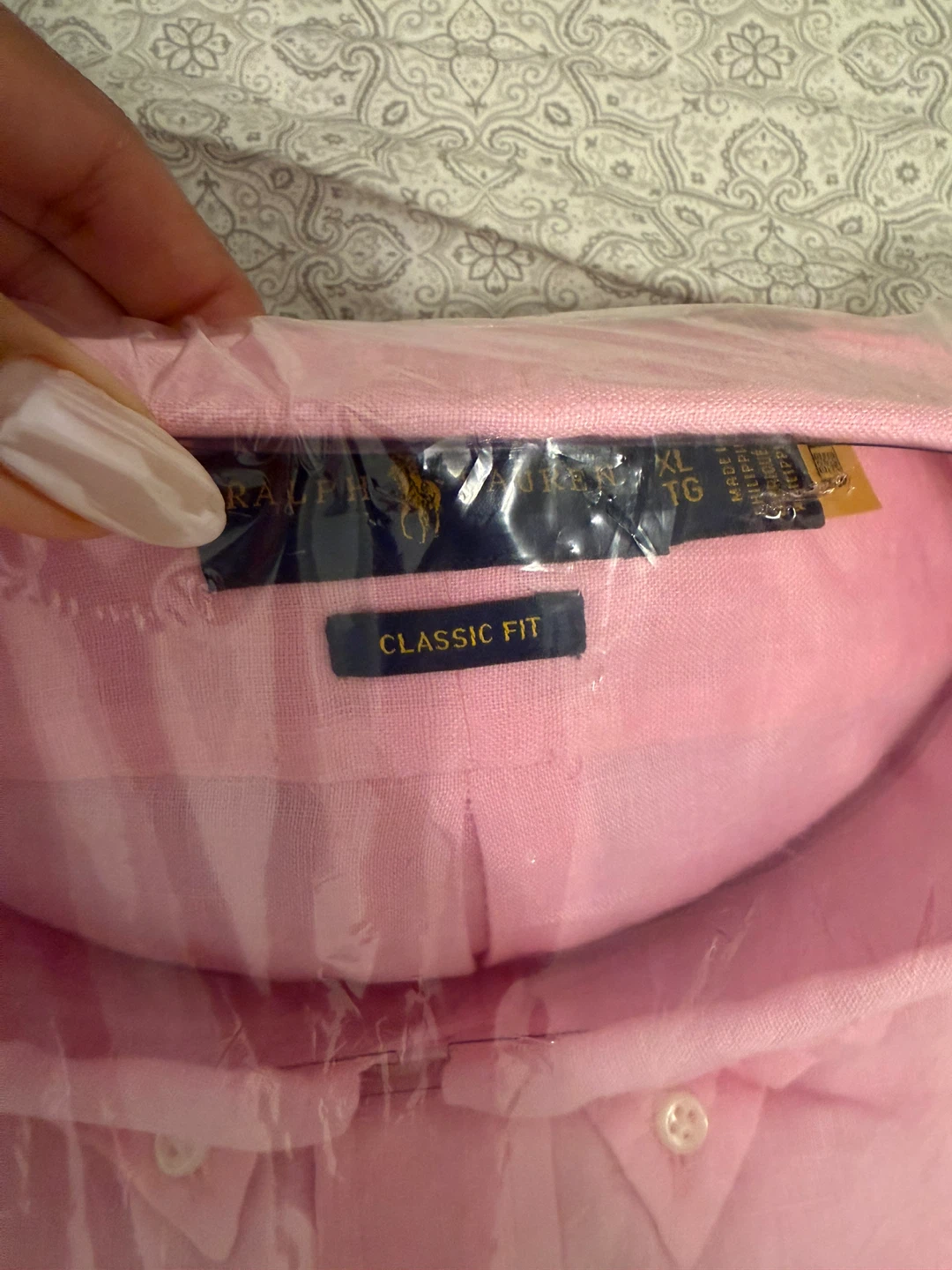 Ralph Lauren Classic Pink Men's Shirt XL NWT - photo 5