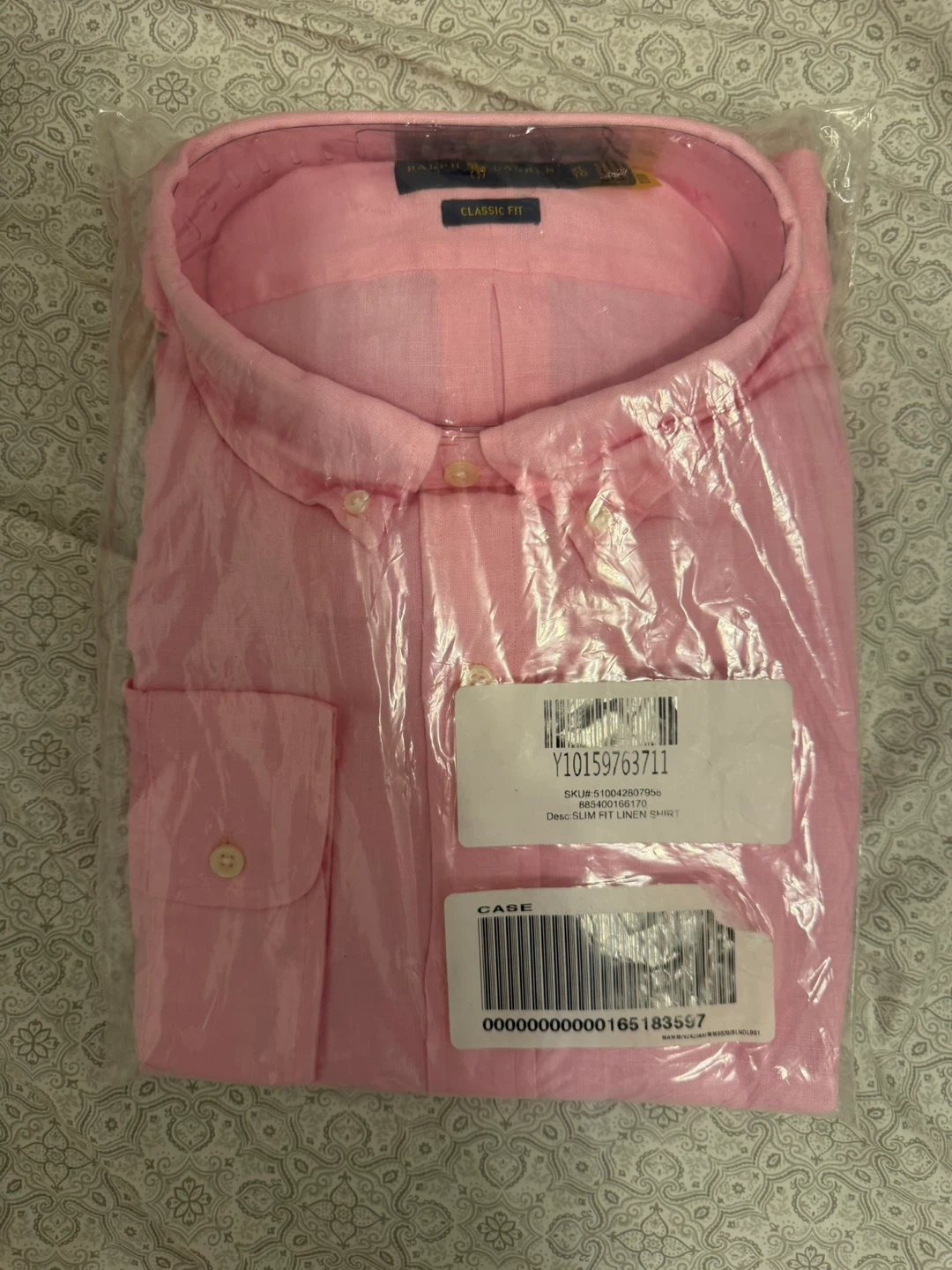 Ralph Lauren Classic Pink Men's Shirt XL NWT - photo 3