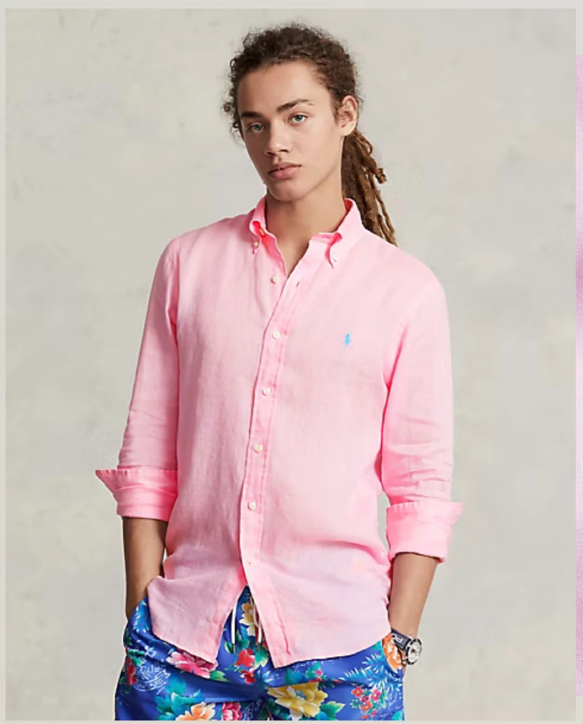 Ralph Lauren Classic Pink Men's Shirt XL NWT - photo 2